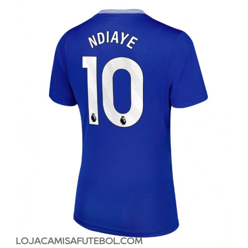 Camisa de Futebol Everton Iliman Ndiaye #10 Equipamento Principal Mulheres 2024-25 Manga Curta